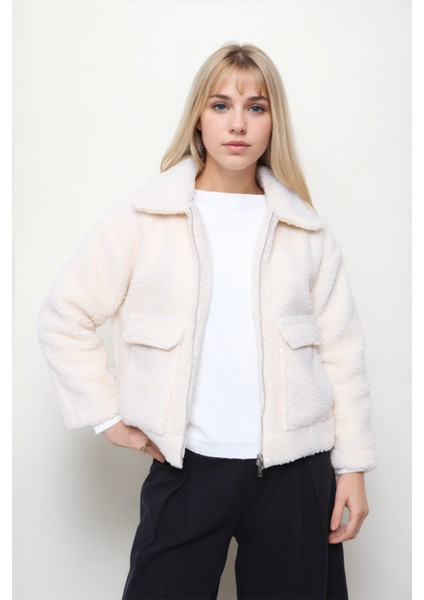 Kapak Cepli Teddy Ceket