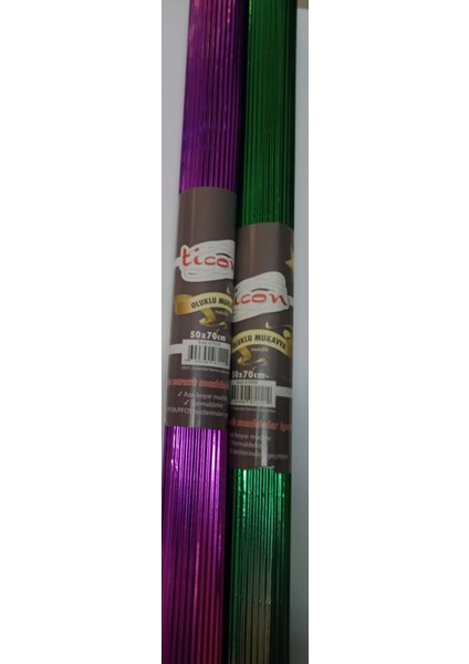 Metalik Oluklu Mukavva 5X70CM 2li Paket
