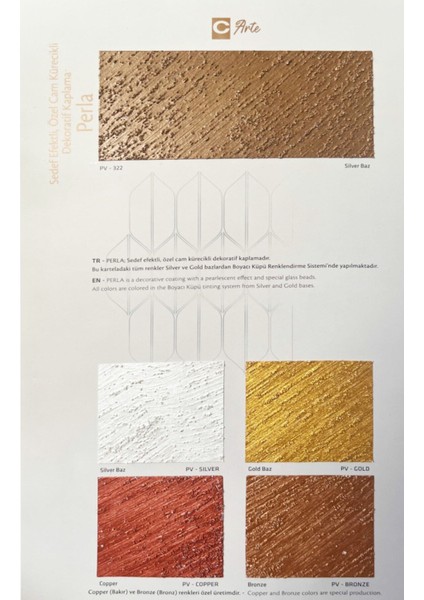 Perla Sedefli Cam Kürecikli Dekoratif Duvar Boyası fiyatları