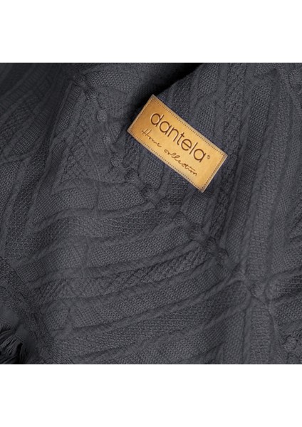 Lumia Etnik Desen Yatak Örtüsü - Antrasit fiyatları