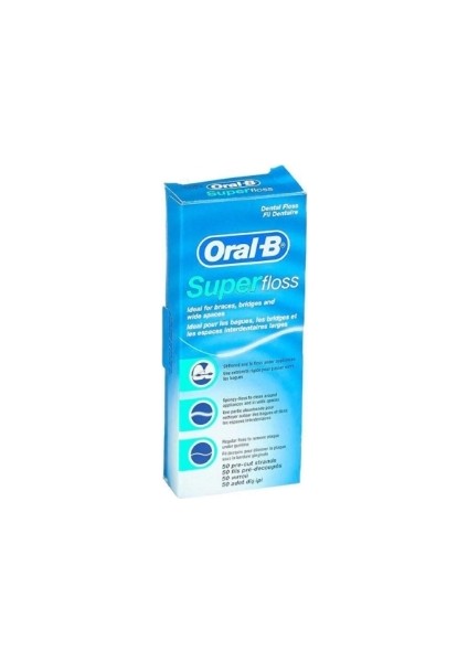 Diş Ipi Süper Floss 50'li 1 Adet