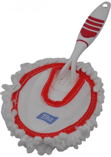 Mikrofiber Duster Toz Leke Kir Alıcı Temizleyici Tutacaklı Temizlik Bezi Aparatı Malzemesi (K95)