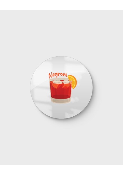 Mood Ayna Negroni - Tasarım Ayna, Pinterest Dekoru, Dekoratif Baskılı Ayna, Yazılı Ayna