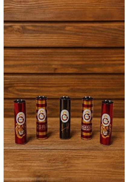 🟡🔴galatasaray 1905 Özel Seri Metal Taşlı Lisanslı 6 Profesyonel Çakmak – Aslan Ruhu Koleksiyonu modelleri