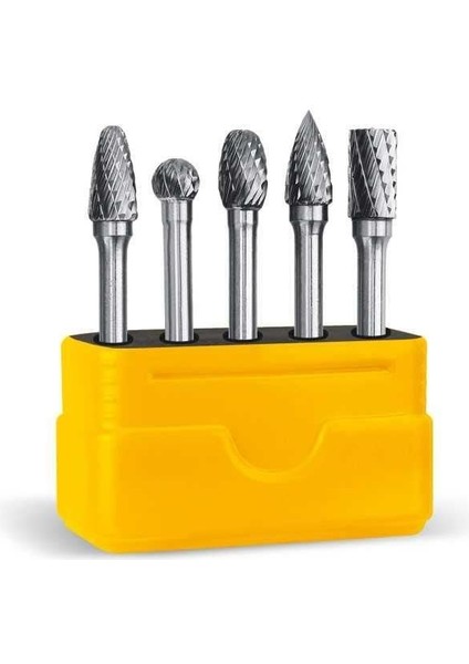 Sgs 2156 Karbür Freze Seti 8 mm 5 Parça