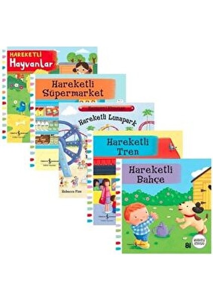 Hareketli Kitaplar Seti (5 Kitap) - Rebecca Finn