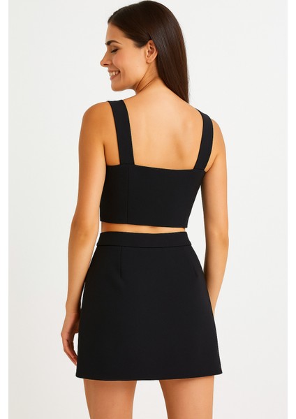 Şort Etekli Crop Takım modelleri