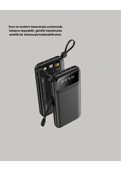 Çoklu Güvenlik Korumalı 20.000 Mah Powerbank Fener Özellikli fiyatları