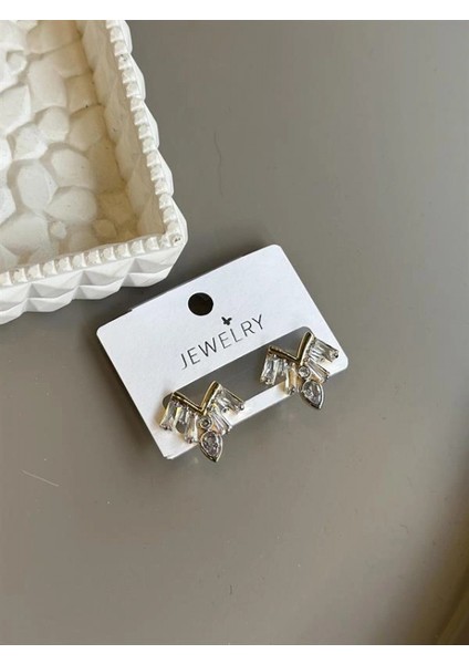 Ieg Taşlı Küpe - Altın