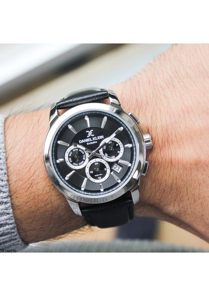 DK340136 Deri Kordonlu Erkek Kol Saati