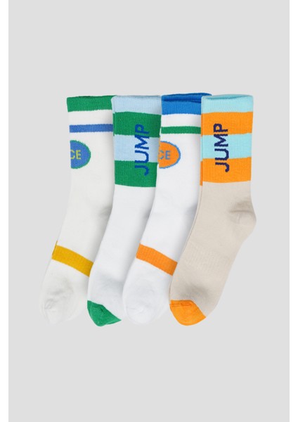 4 Çift Erkek Çocuk Soket Çorap