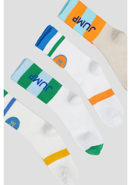 4 Çift Erkek Çocuk Soket Çorap fırsatları