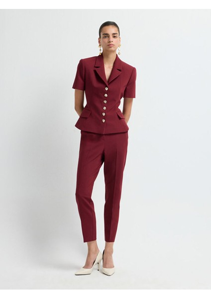 Sigaret Pantolon Bordo 15344099010