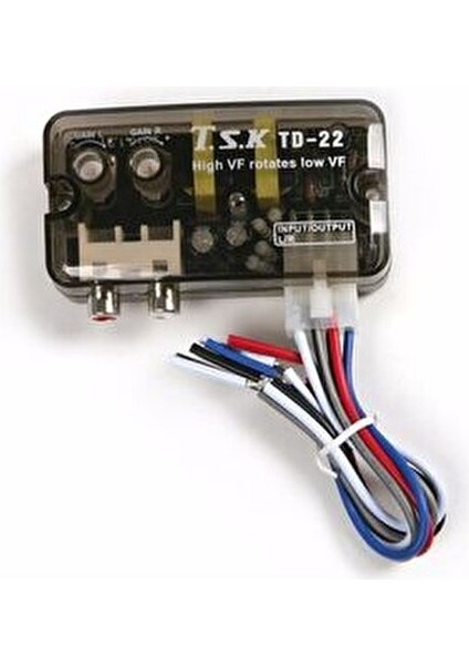 TSK TD22 Oto Teyp Amfi Deck Çevirici 12 Watt Tetikleyici Özellikli Kompakt Konvertör