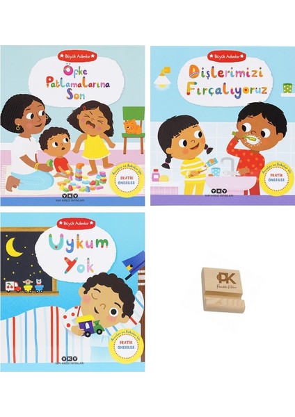Yapı Kredi Büyük Adımlar Öfke Patlamalarına Son Dişlerimizi Fırçalıyoruz ve Uykum Yok 3lü Set