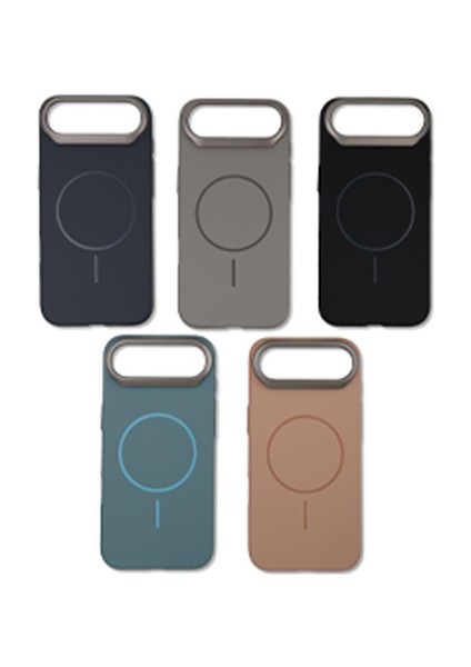 iPhone 17 Air Uyumlu Magsafe Özellikli Sert Silikon Prit Kılıf