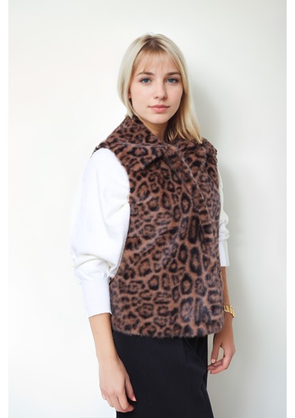 Leopar Desen Yelek indirimleri