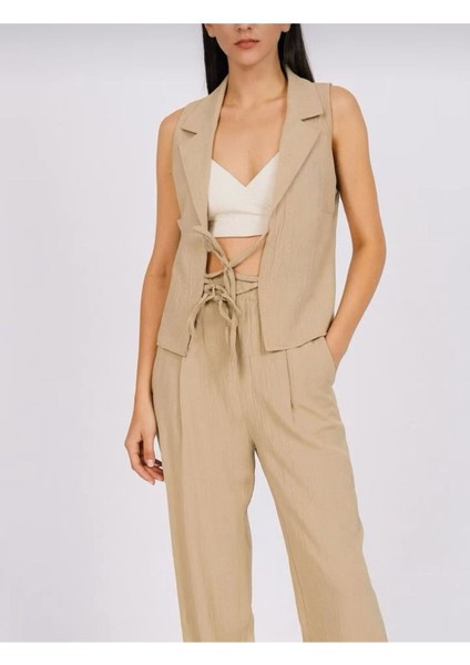 Yelekli Pantolon Keten Takım fiyatları