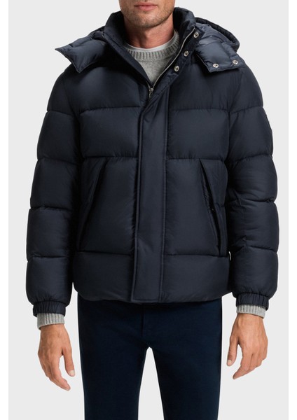 Kapitoneli Regular Fit Çıkarılabilir Kapüşonlu Şişme Mont Erkek Mont 50551599 404