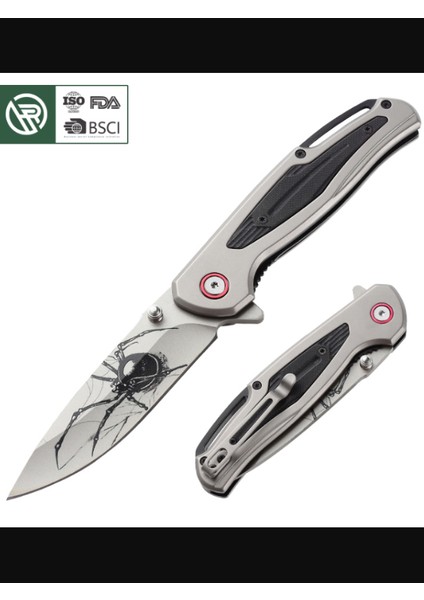 Chongming CM123 Çakı Örümcek 21 cm Manuel Kemerlikli