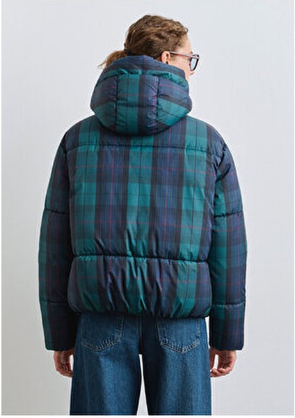 Su Itici Kareli Şişme Mont 1110706-90380 fırsatları