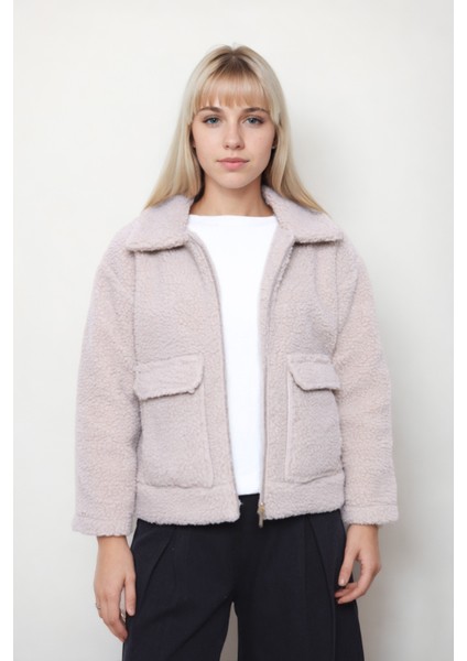 Kapak Cepli Teddy Ceket