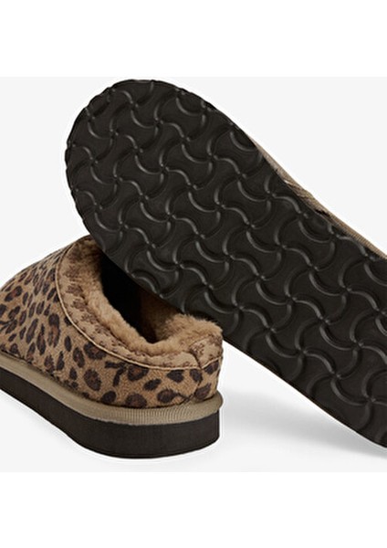 Bej Leopar Desenli Ev Terliği fırsatları