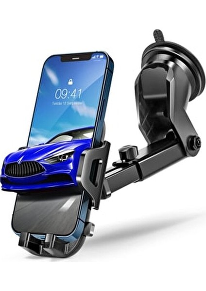 Tüm Telefonlara Uyumlu Oto Cama Yapışan Akrobat Telefon Tutucu Torpido Üstü Araç Içi Tutacağı Yeni