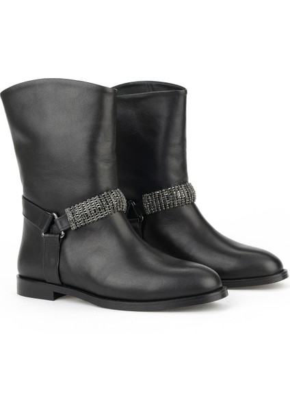 , Kadın Hakiki Deri Çizme 1531030Z25110 Siyah fiyatları