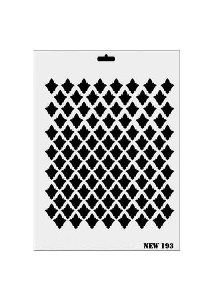Rich New Seri N-193 Stencil 35X25 cm