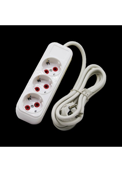 3lü 3mt Uzatma Kablo Grup Priz (K95)