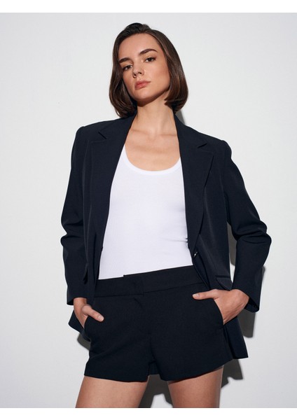 72211 Mini Şort-Siyah