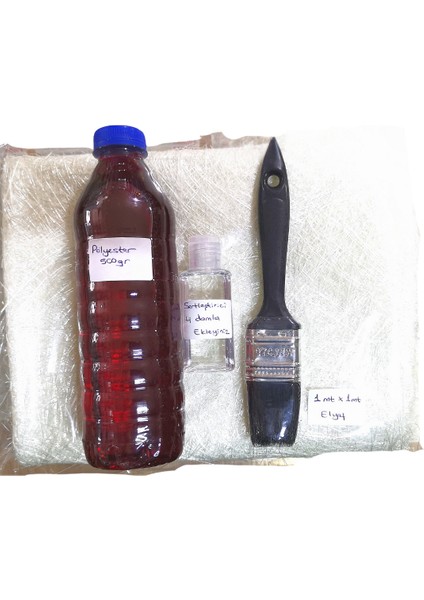 Fiber Tekne Tamir Seti Polyester ve Elyaf Seti Çok Amaçlı Yama Seti