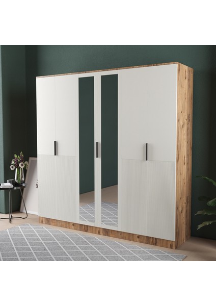 VENÜS 6 KAPAKLI EKO GARDIROP - MDF KAPAK indirimleri