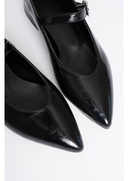 Meredith Kadın Siyah Günlük Kısa Topuklu Ayakkabı indirimleri