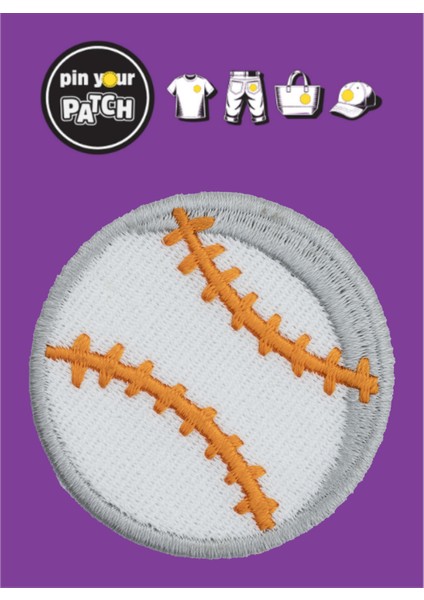 Ütü ile Yapışan Yama 7047 Beyzbol Topu