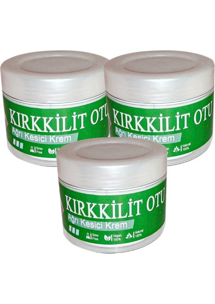 Kırkkilit Otu Kremi 150 ml Teskin Kremi 3 Adet