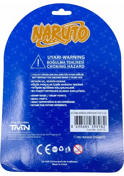 Naruto Kırtasiye Seti 4'lü fiyatları