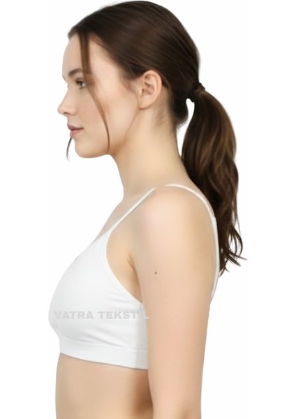 3'lü Set Pamuk Kumaş Ip Askılı Çıkarılabilir Pedli Genç Kız Büstiyer fırsatları