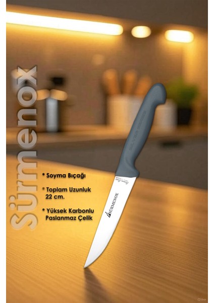 Sürmene Gri Serisi Mutfak Bıçak Seti Et Ekmek Sebze Meyve Bıçağı 3 Lü Set Günlük Kullanım HDS-108 fiyatları