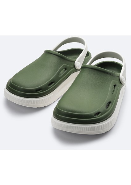 Erkek Haki-Beyaz Eva Terlik A31Y8316