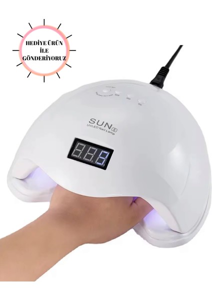 Kalıcı Oje ve Protez Tırnak Jel Tırnak Oje Kurutma Makinesi 48W