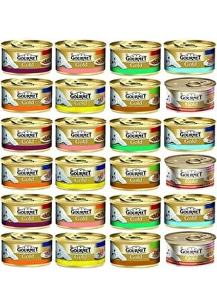 Proplan Karışık Kedi Konserve 85 gr x 24 Adet GOURMET-KARIŞIKX24