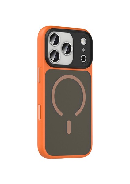 Brabus iPhone 17 Pro Uyumlu Magsafe Özellikli Sert Fall Telefon Kılıfı