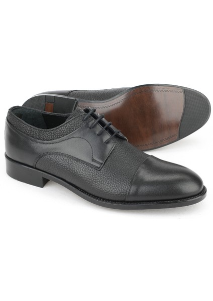, Erkek Hakiki Deri Ayakkabı 15350Z1030 Siyah fırsatları