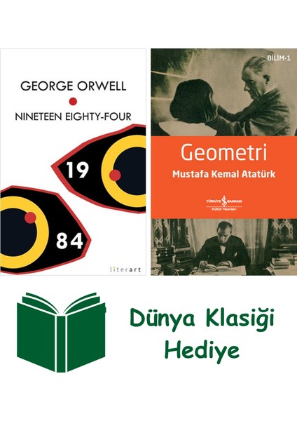 Nineteen Eighty - Four + Geometri + Dünya Klasiği Hediye