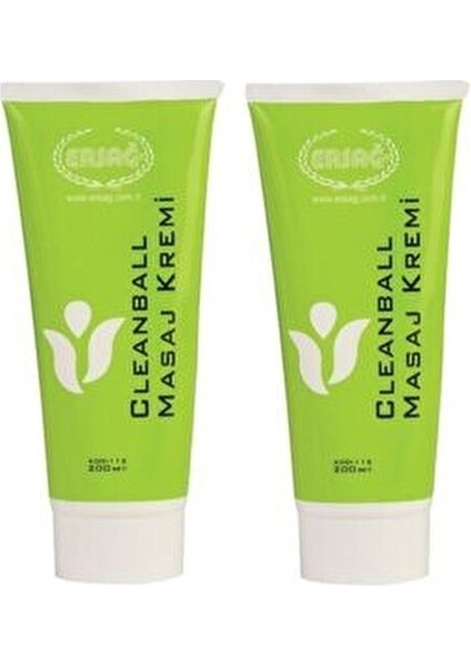 ersağ cleanball masaj kremi 200 ml