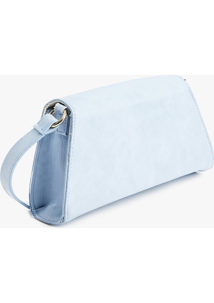 Suni Deri Kapaklı Saplı Baget Çanta modelleri