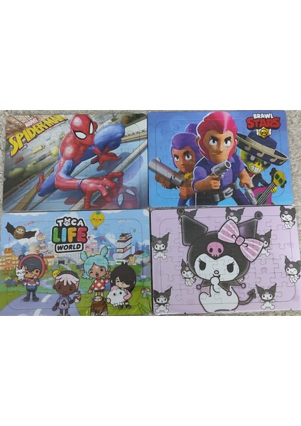 4 Adet Puzzle Yap Boz (33CM*23CM*40PARÇA) ADP05