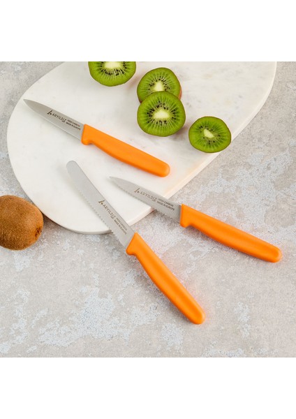 Solo 3 Parça Bıçak Seti Turuncu fiyatları